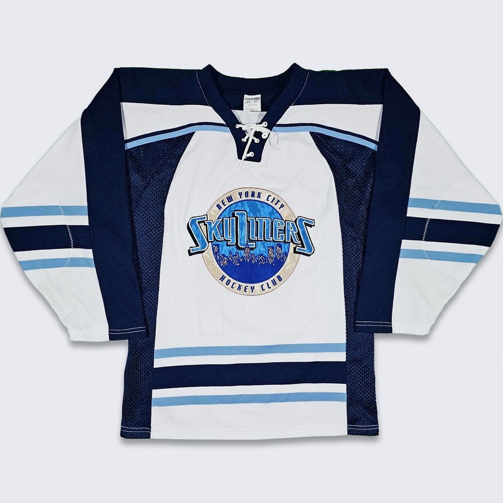 New York City Skyliners Vintage Athletic Knit Hockey Club Jersey